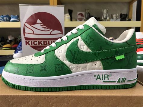 nike x louis vuitton air force 1 green